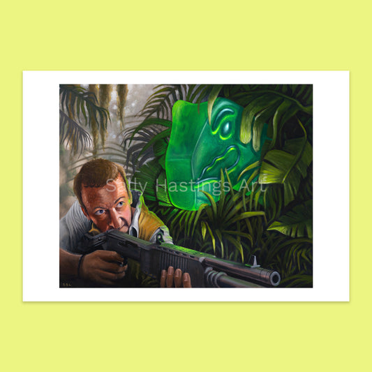 Jurassic 'Clever Girl' – limited edition print