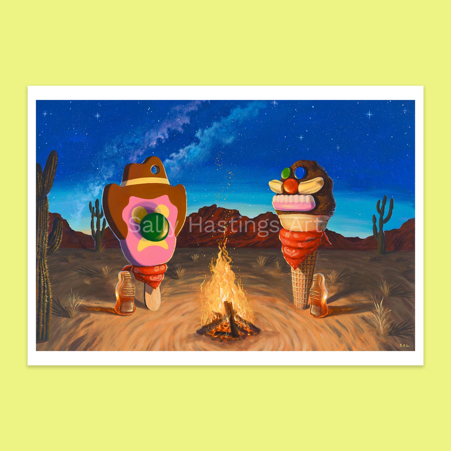 'Agro Campfire' – limited edition print