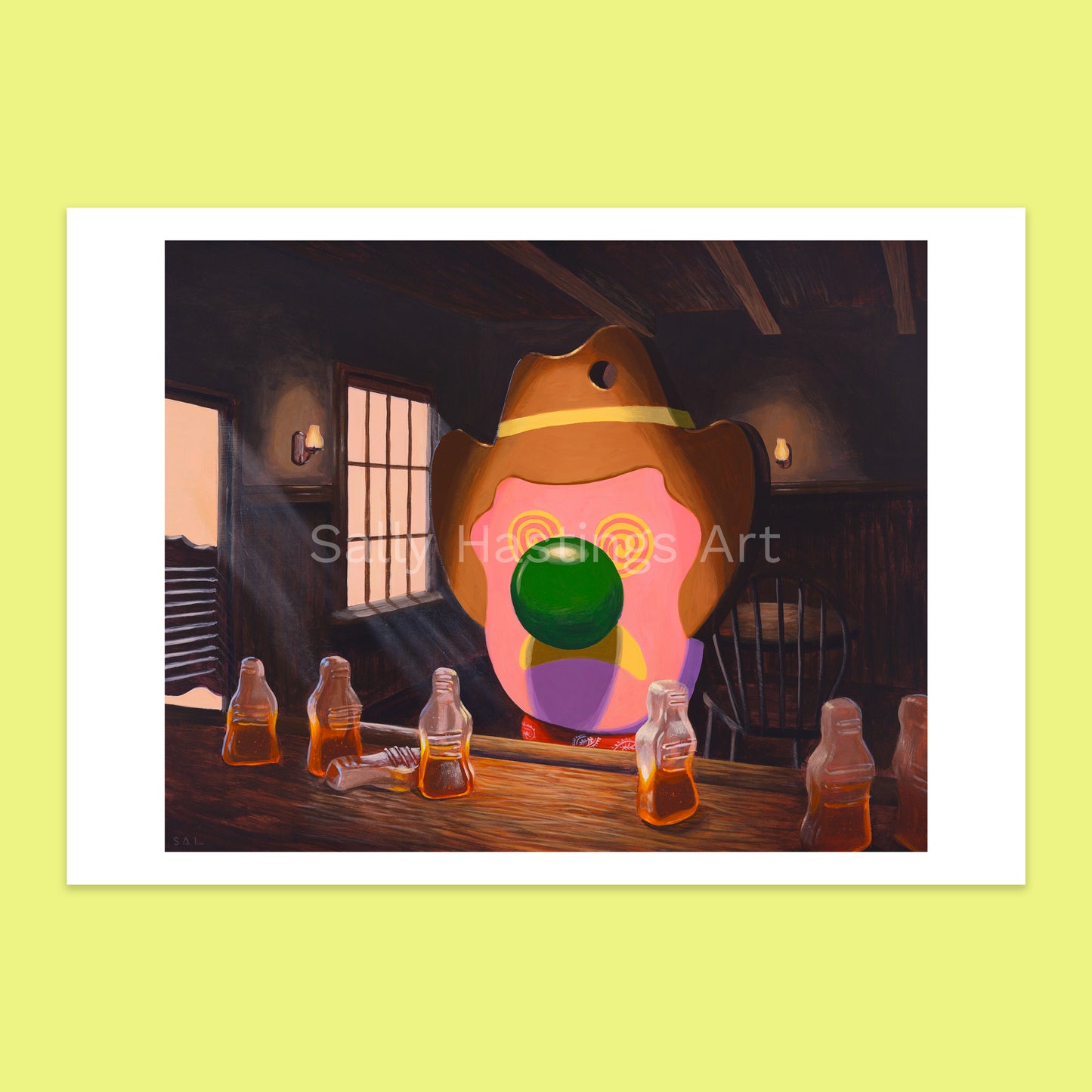 'Drunk Bill' – limited edition print