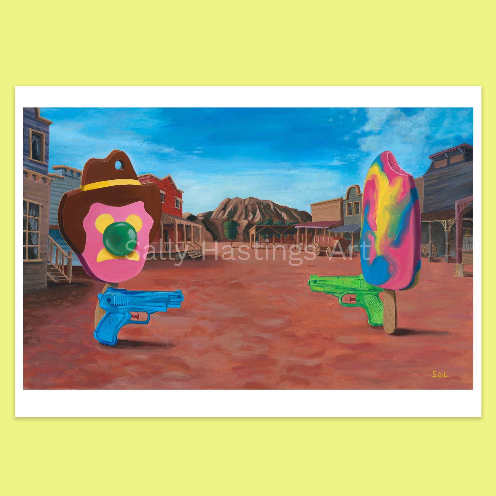 Bubble O Bill 'Who shot first' pop art limited edition print