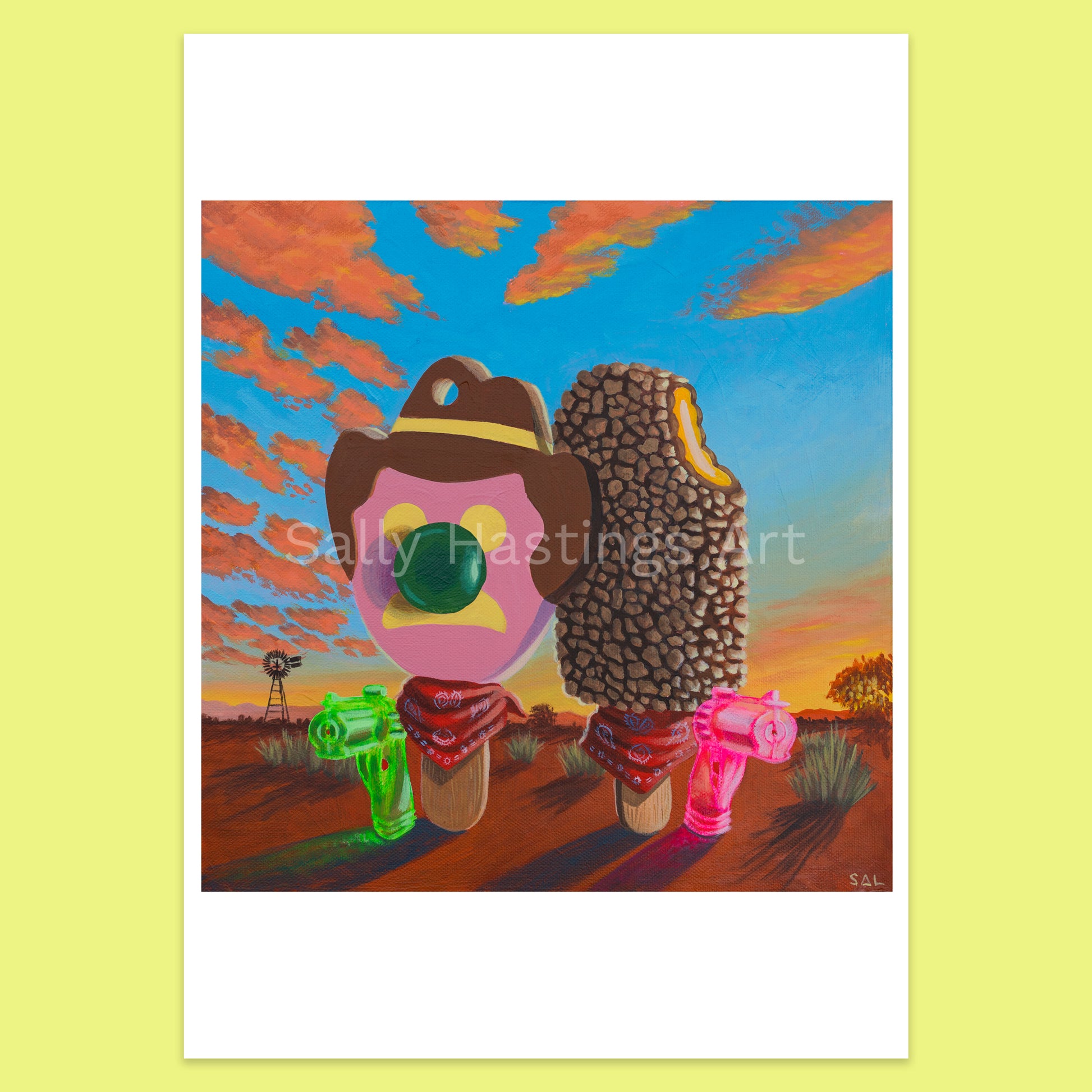 Bubble O Bill 'Got Your Back' pop art limited edition print