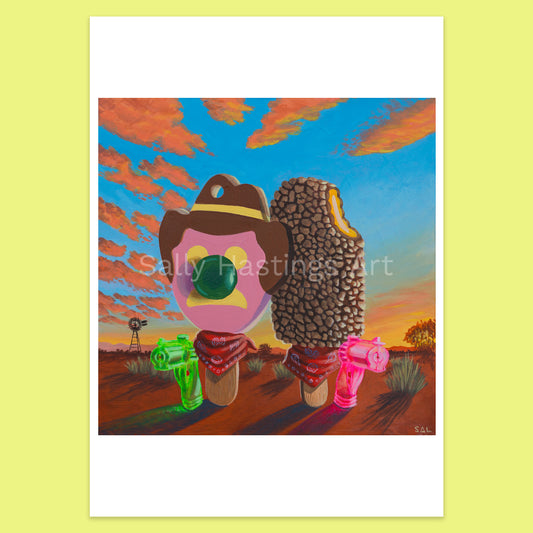 Bubble O Bill 'Got Your Back' pop art limited edition print