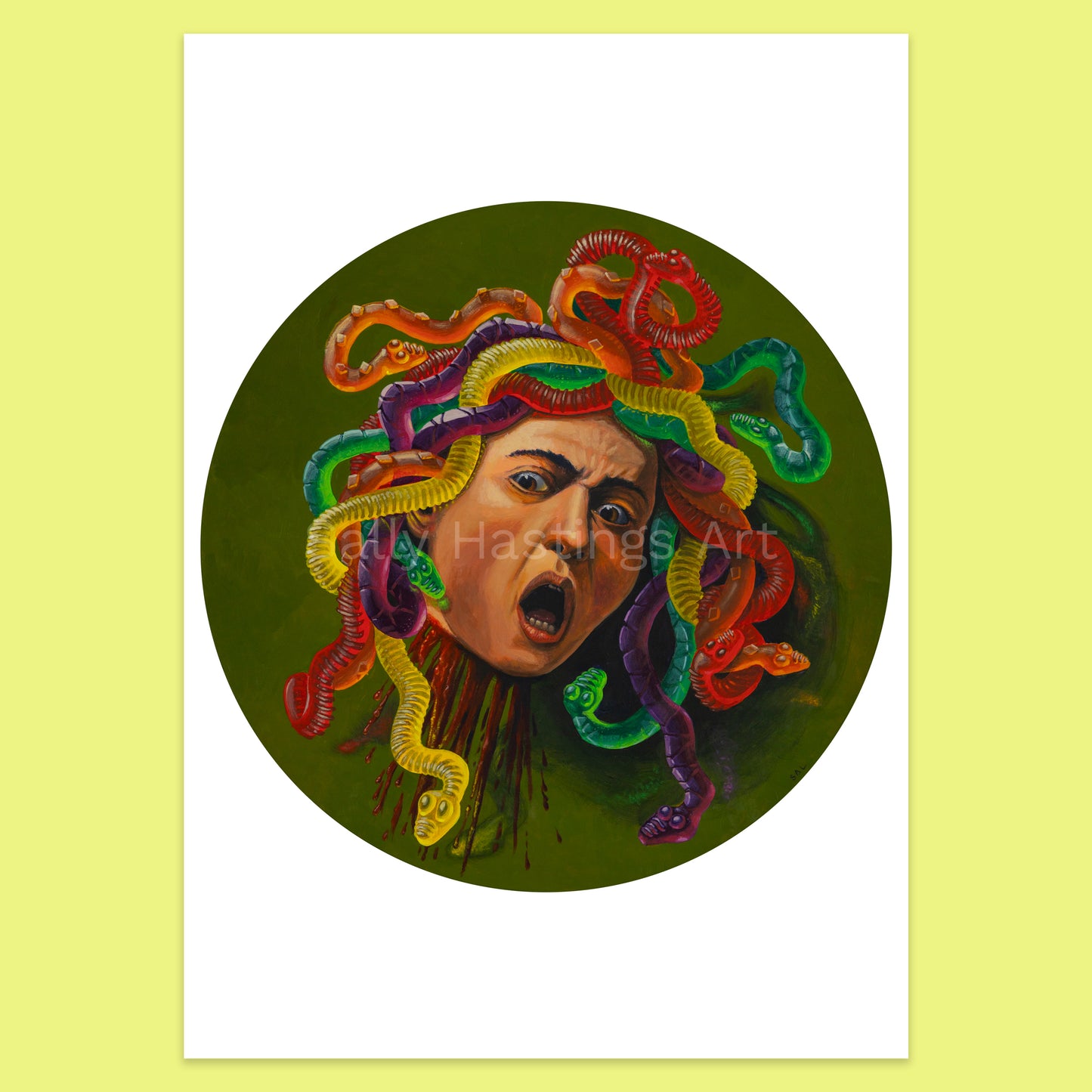 Medusa fine art pop art limited edition print
