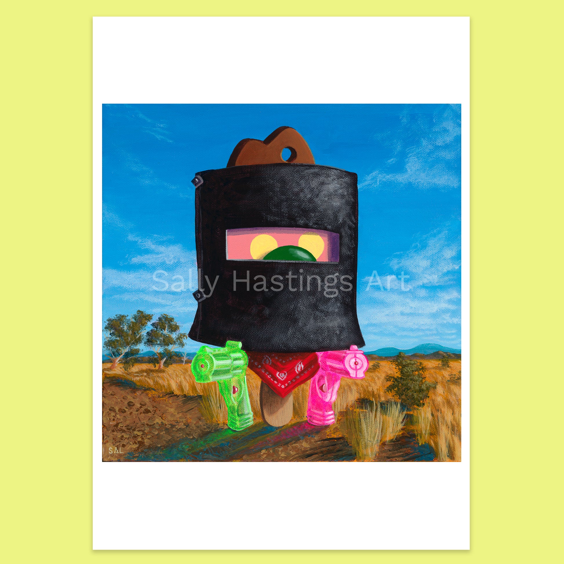 Bubble O Bill 'Ned Kelly' pop art limited edition print