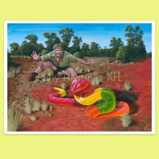 'Crikey, she's a beaut!' – Limited edition print