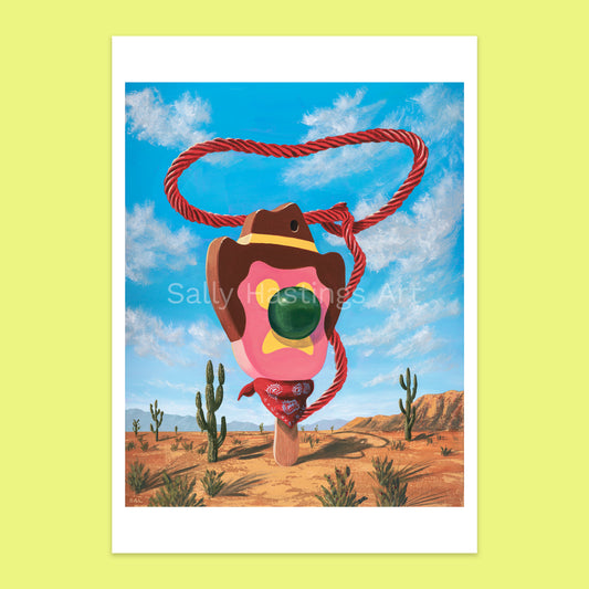 Bill 'Red Vines Lasso' – limited edition print