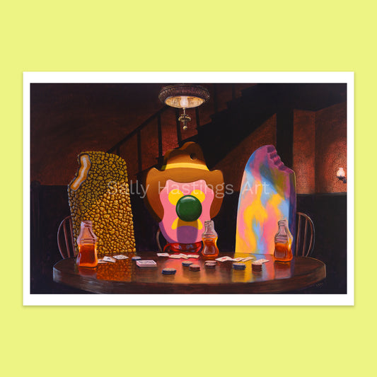 Bill 'Poker Night' – limited edition print